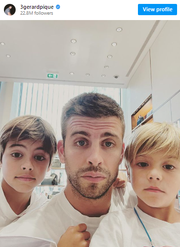 Pique y sus hijos