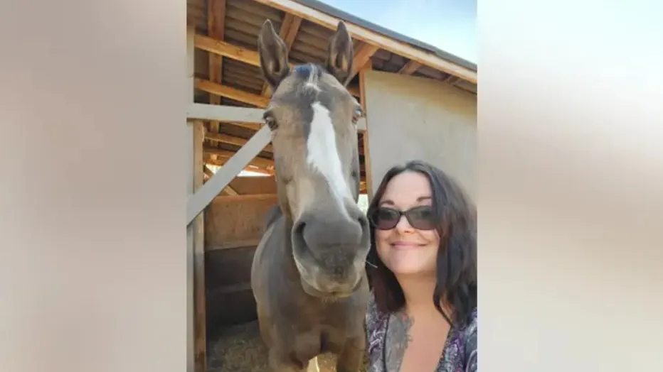 Corinea Stanhope dijo que sus caballos a menudo se asustan por el área donde capturó figuras comiendo un cadáver. (Kennedy Noticias y Medios)